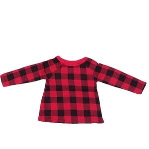 NWT Toddler Buffalo Check Long Sleeve T-Shirt - Cat & Jack - 4T/5T/18M